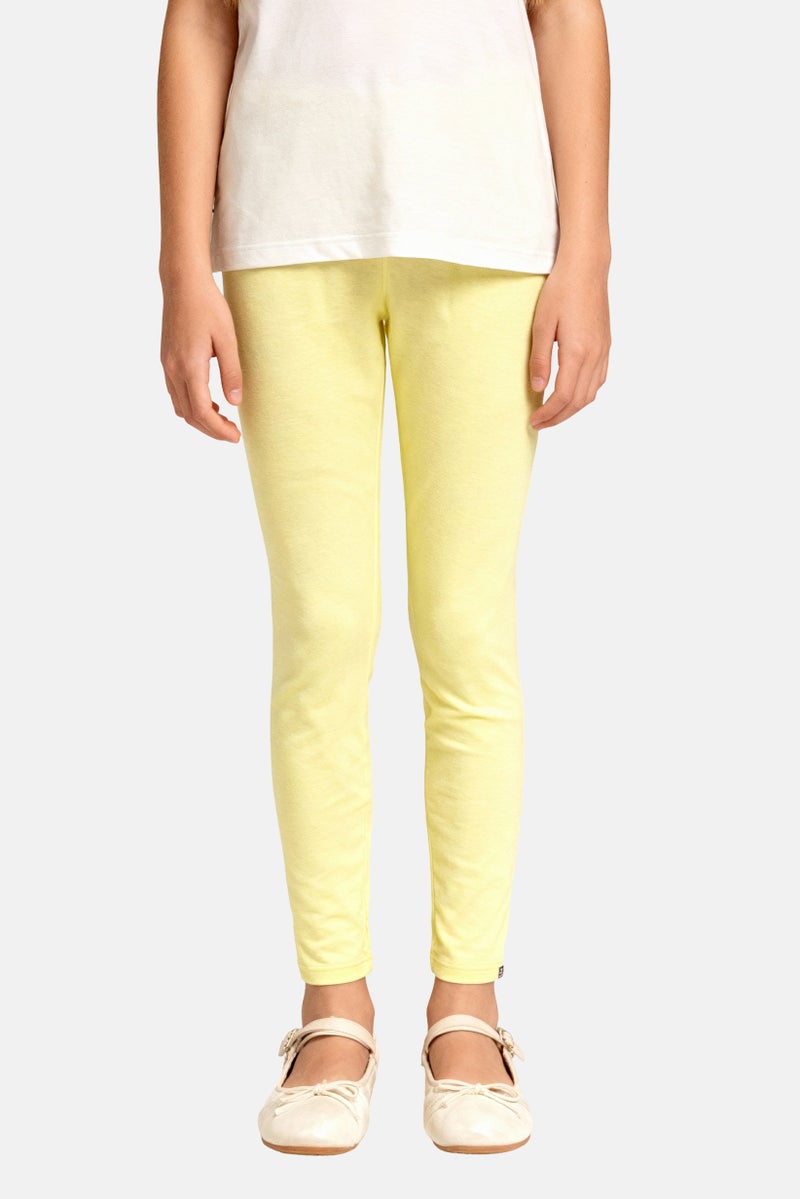 bebe Kids Girl 2 Pack Brand Logo Leggings, Multicolor - Image 1