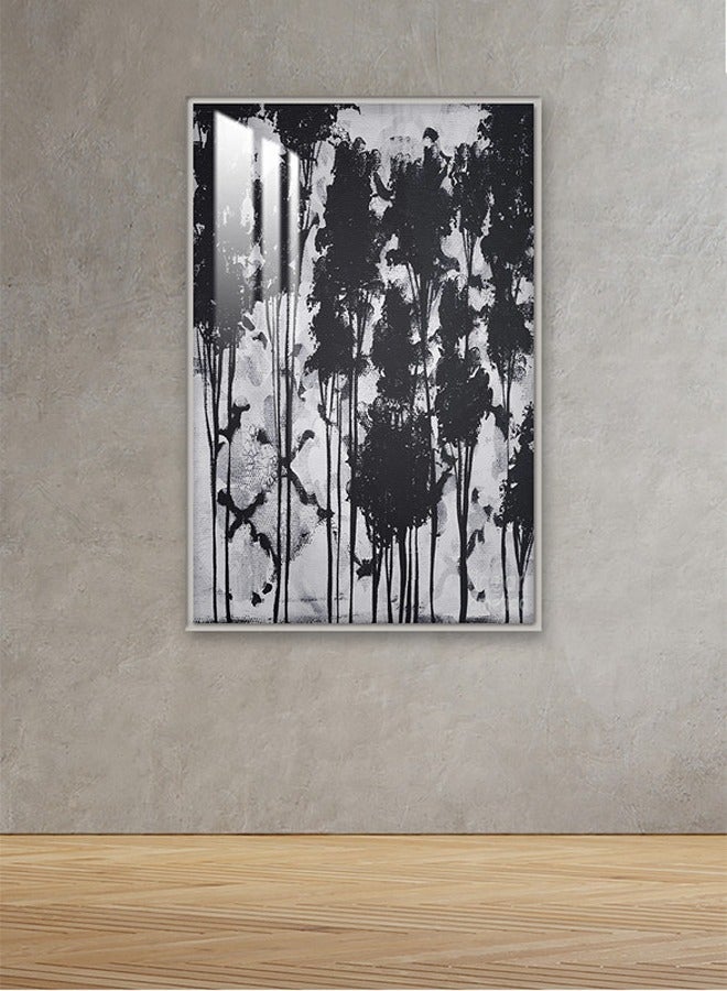 Marktna Decorative Wall Art Painting 120X80Cm With An Abstract Design Brown Frame And A Transparent Acrylic Layer 0.5Kg  - Image 1