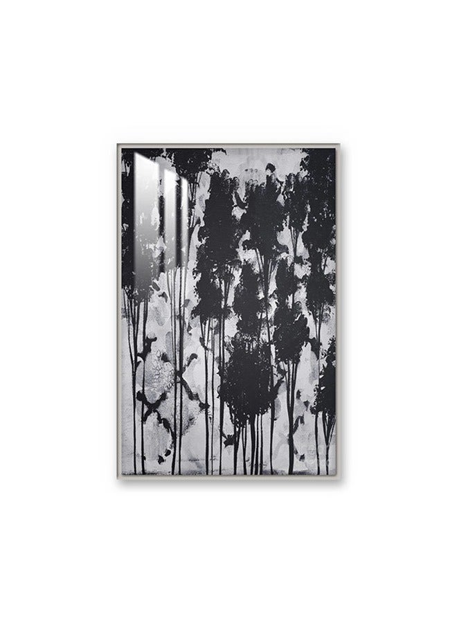 Marktna Decorative Wall Art Painting 120X80Cm With An Abstract Design Brown Frame And A Transparent Acrylic Layer 0.5Kg  - Image 2