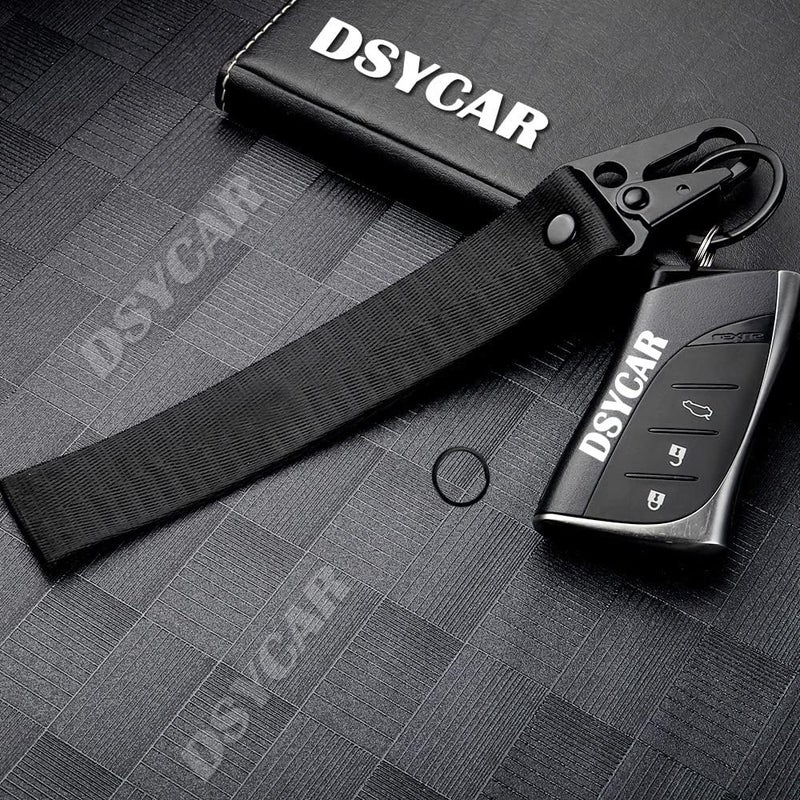 Dsycar مفتاح سيارة دراجة نارية أسود من ديسيكار مع حزام معصم - Image 2
