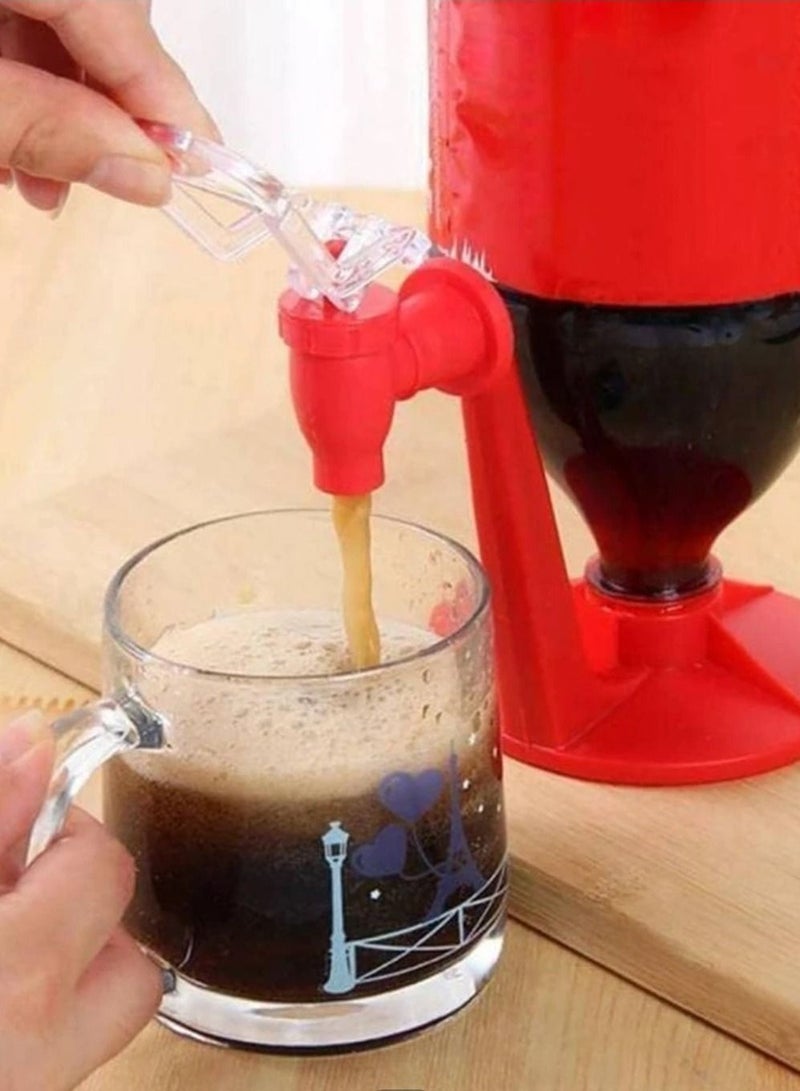 Mini Upside Down Drinking Fountains – Cola Beverage Switch Drinkers, Hand Pressure Water & Soda Dispenser, Automatic for Kitchen, Bar, Home, Party – Drink Tool & Soda Dispenser - Image 2