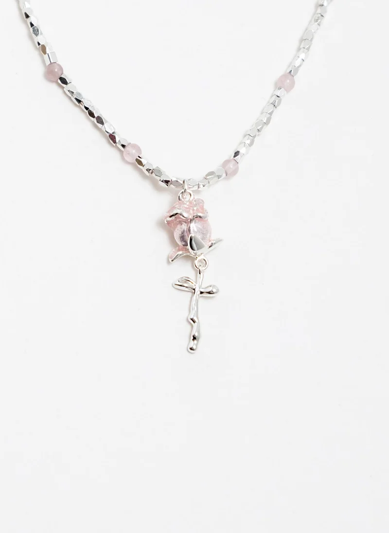 Lichi  Necklace with flower pendant for Women | Best Price UAE