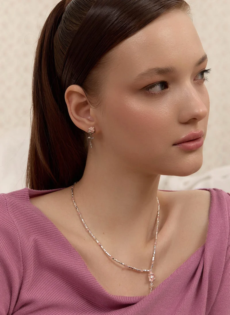 Lichi  Necklace with flower pendant for Women | Best Price UAE