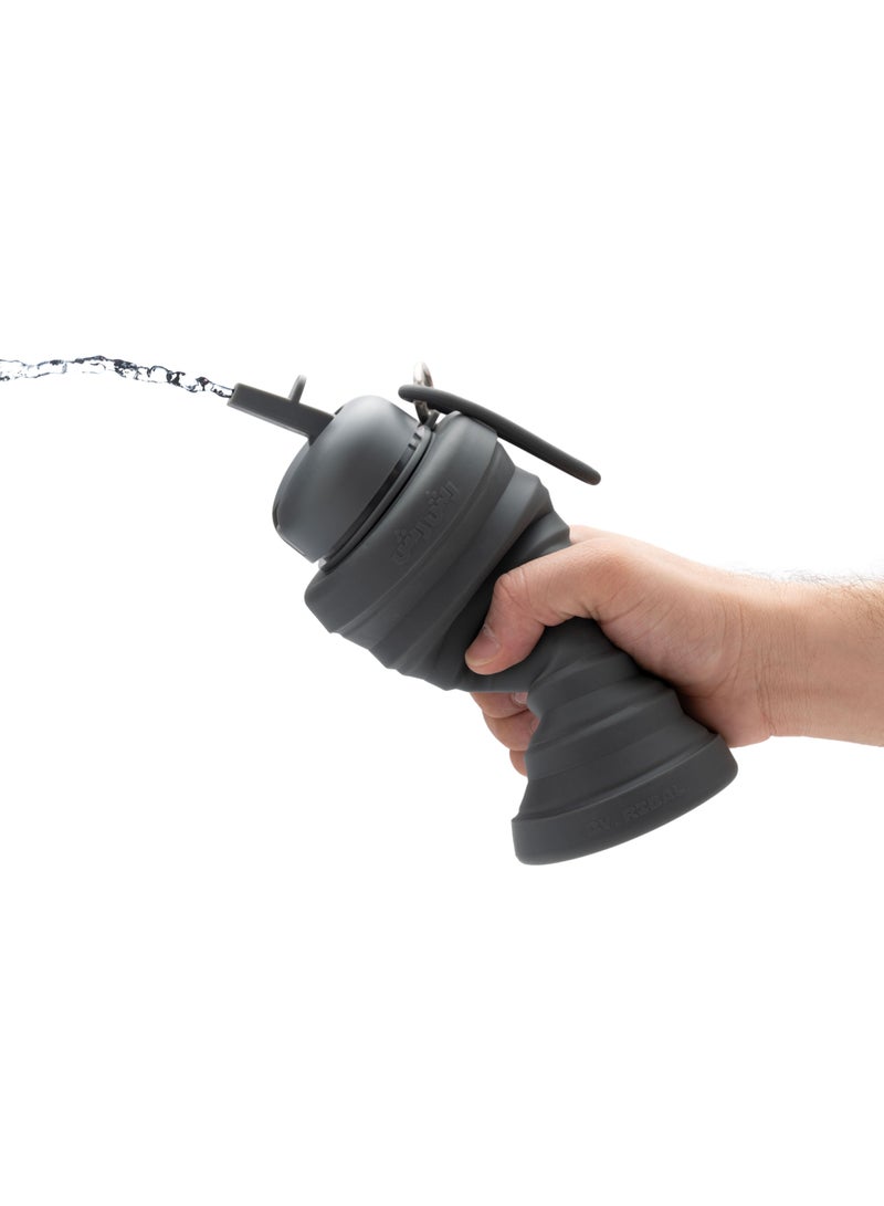 ريبال زجاجة بخاخ بيديه محمولة (600 مل) - شطاف صغير للسفر والنظافة الشخصية - بيديه يدوي للسفر والتخييم - تصميم عصري قابل للطي - Image 1