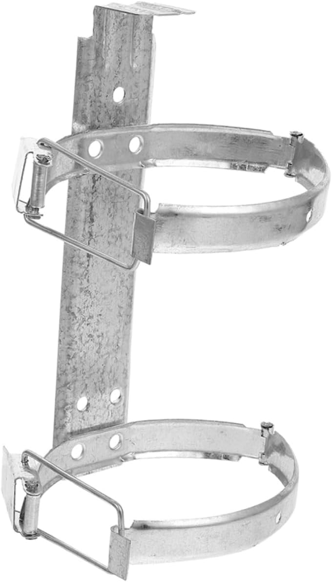 Uonlytech Fire Extinguisher Wall Rack Holder Heavy-Duty Iron Bracket for Fire Extinguishers Wall-Mounted - Image 1