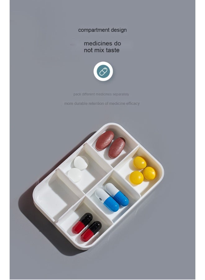 NeeMee Cross - Marked Pill Organizer Boxes: Portable, Compartmentalized Medication Storage - Image 5