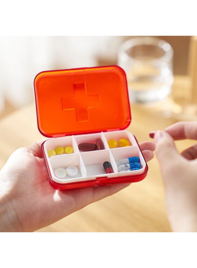 NeeMee Cross - Marked Pill Organizer Boxes: Portable, Compartmentalized Medication Storage - Image 2