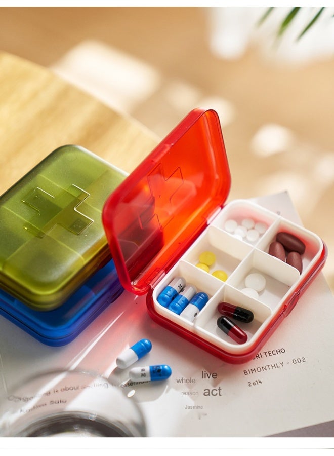 NeeMee Cross - Marked Pill Organizer Boxes: Portable, Compartmentalized Medication Storage - Image 4