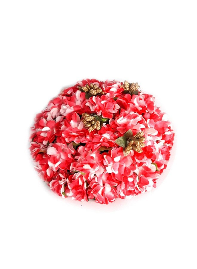 Rapidsflow® New Artificial flower Full Juda Bun Hair Flower Gajra for Wedding and Parties Use for Women in Multi- Color Pack of 1 - Image 1