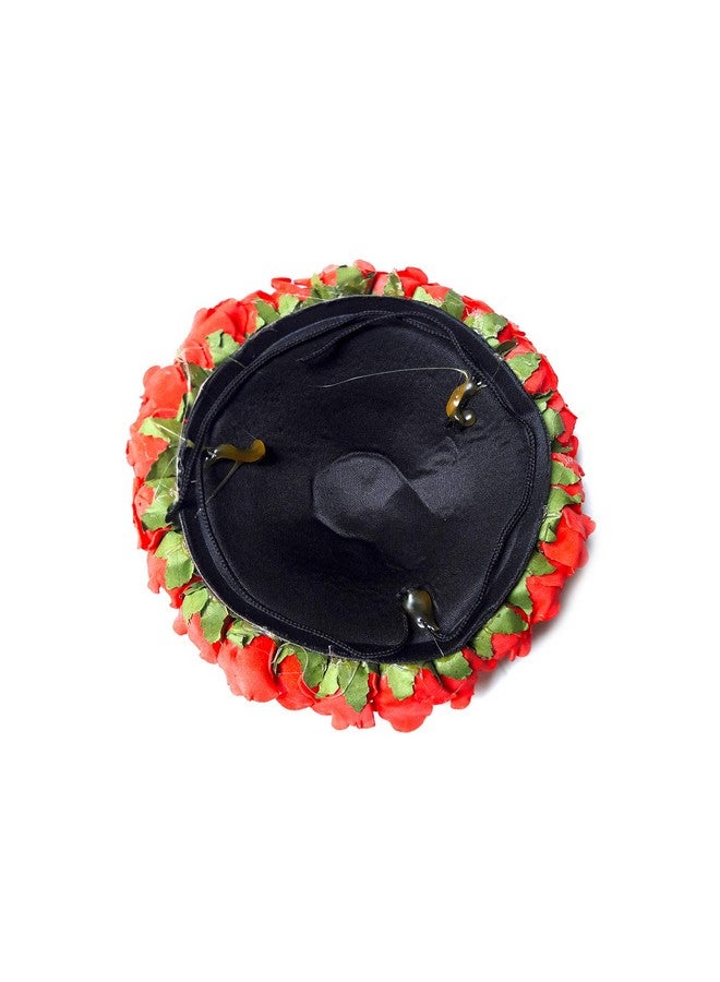 Rapidsflow® New Artificial flower Full Juda Bun Hair Flower Gajra for Wedding and Parties Use for Women in Multi- Color Pack of 1 - Image 4