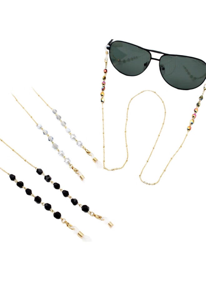 DRATRA Eyeglass Chain Women Anti-Lost Beaded Metal Cord Neck Glasses Rope Sunglasses Chain Fashion Accessory - Image 3