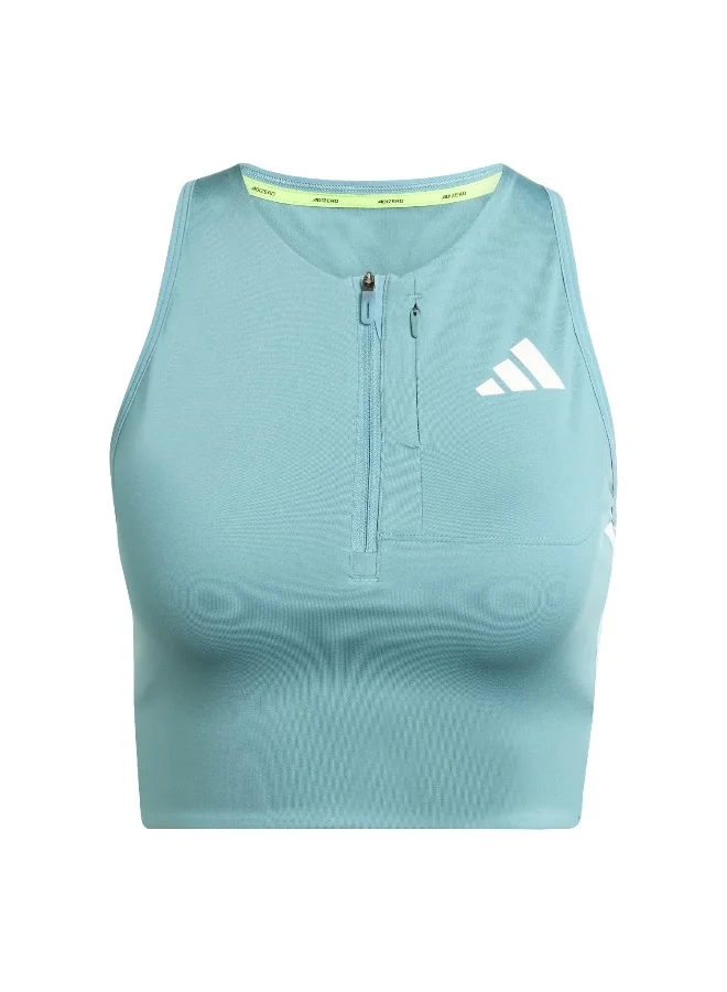 adidas أديداس أديزيرو كروب دبليو نسائي تركواز للجري