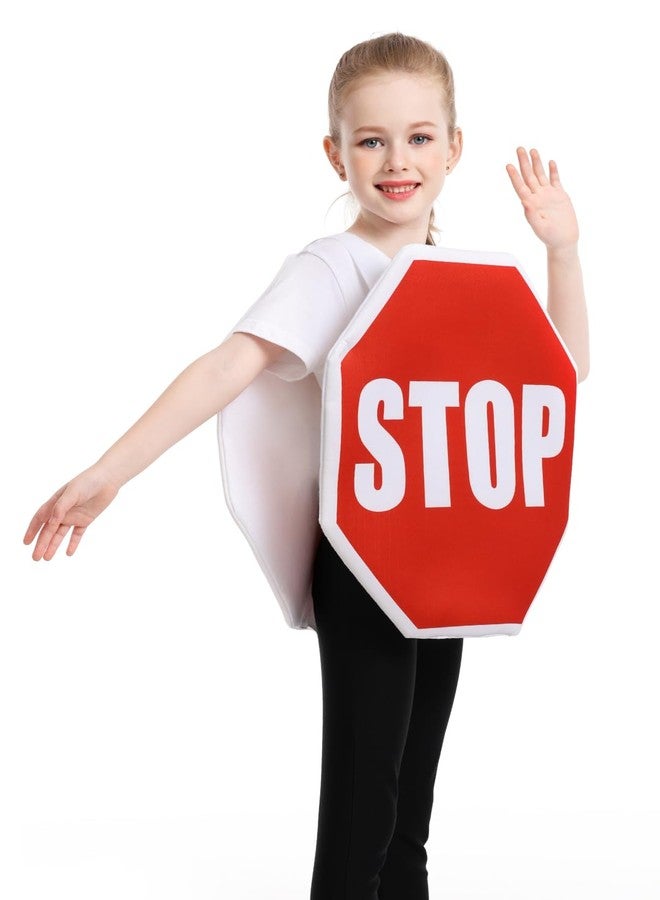 Seasons Traffic Sign Costume for Kids, Funny Halloween Costumes for Boys and Girls, One Size (Stop), Red - Image 4