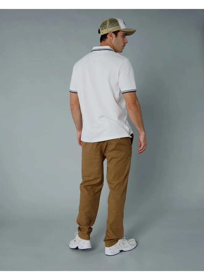امريكان ايجل AE Stretch Pique Tipped Polo Shirt