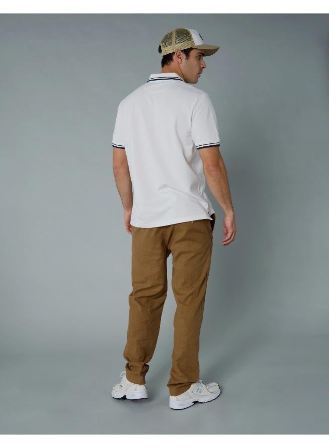 American Eagle AE Stretch Pique Tipped Polo Shirt - Image 4