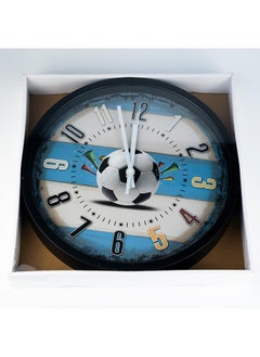 Home Home Brand Football Player Scores Goal Wall Clock 30x30 cm  - Image 2