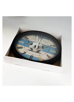 Home Home Brand Football Player Scores Goal Wall Clock 30x30 cm  - Image 3