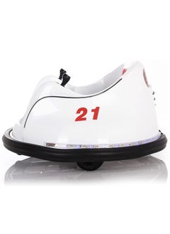 Kids Electric Rideon Drift Toy Bumber Car Swing Style With Led Lighting Joystick Control Indoor And Outdoor Ride on Drifting Car Best For Kids - White - pzsku/ZF834E094CC4CC70BA612Z/45/_/1721992192/ef72581c-1057-4d17-92a0-572ca3292680