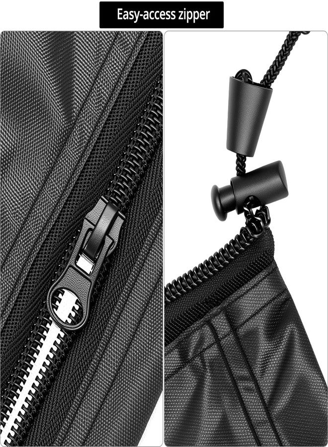 QWORK Shelf Units Cover, Heavy Duty Waterproof Wire Rack Cover for Shelf 48"x24"x 72" - Image 3