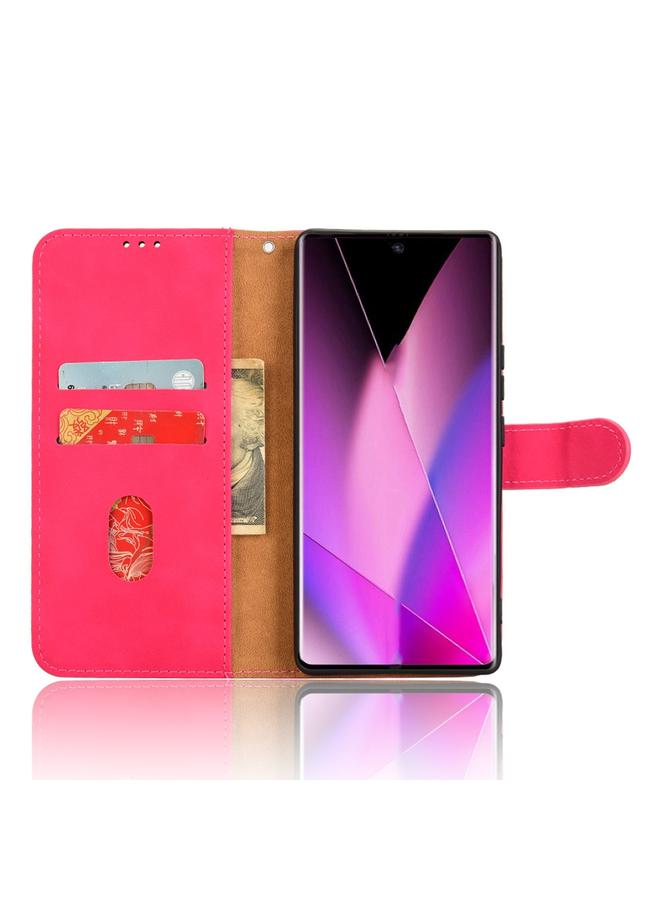 زبون جراب لهاتف Infinix Zero 40 5G جراب هاتف جلدي قابل للطي مغناطيسي بملمس الجلد - Image 4