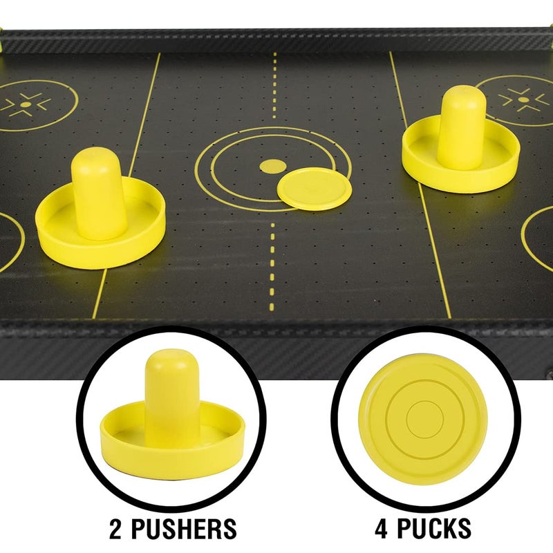 Wembley Air Hockey for Kids| Ideal Sized Electric Powered with 2 Strikers, 4 Pucks | Air Hockey Table for Adults | Great as Both Indoor & Outdoor Game - Image 4