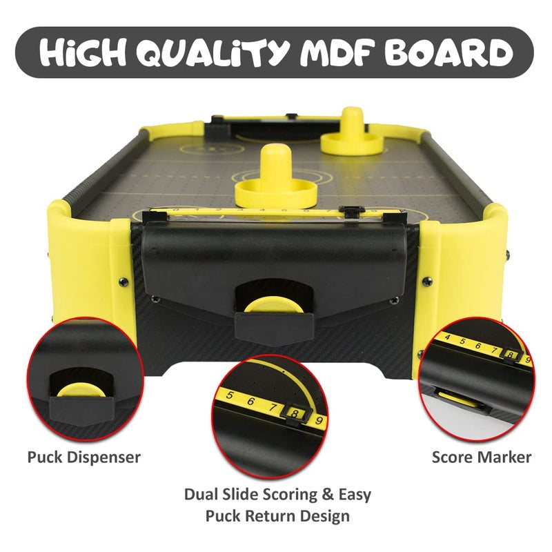 Wembley Air Hockey for Kids| Ideal Sized Electric Powered with 2 Strikers, 4 Pucks | Air Hockey Table for Adults | Great as Both Indoor & Outdoor Game - Image 3