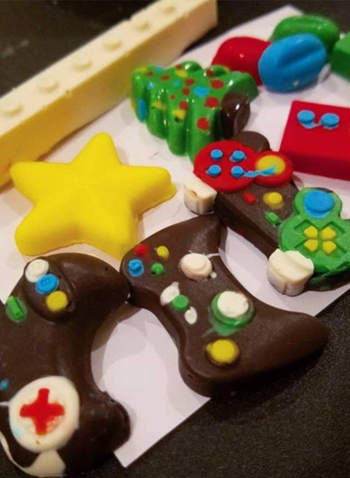 NIBEMINENT Game Controller Fondant Mould, Video Candy Silicone Mould for Candy, Chocolate, Cupcake Decorating, Resin, Clay - Image 3