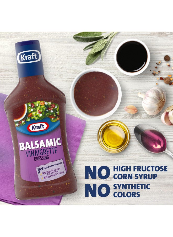 Kraft Kraft Salad Dressing, Balsamic Vinaigrette, 16 oz - Image 3