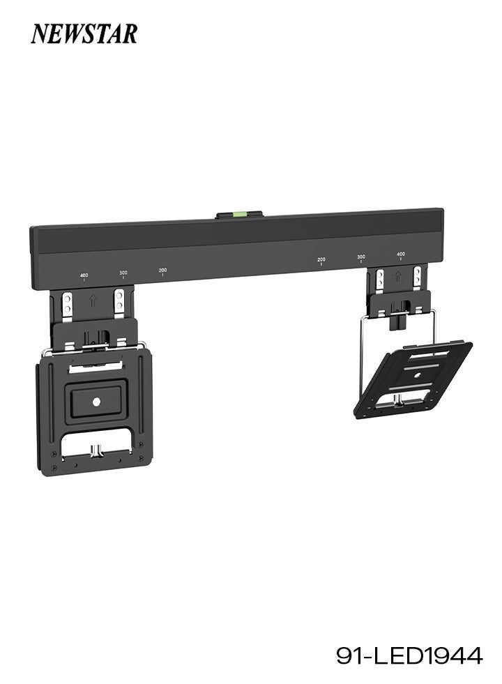 Newstar Ultra Slim Micro Gap TV Wall Mount for 32–65 Inch Flat Screen TVs | VESA 200×200–400×400mm | 9.5mm Low Profile | Magnetic Lock, Kickstand & Built-In Bubble Level | Holds up to 75kg – Black - Image 3