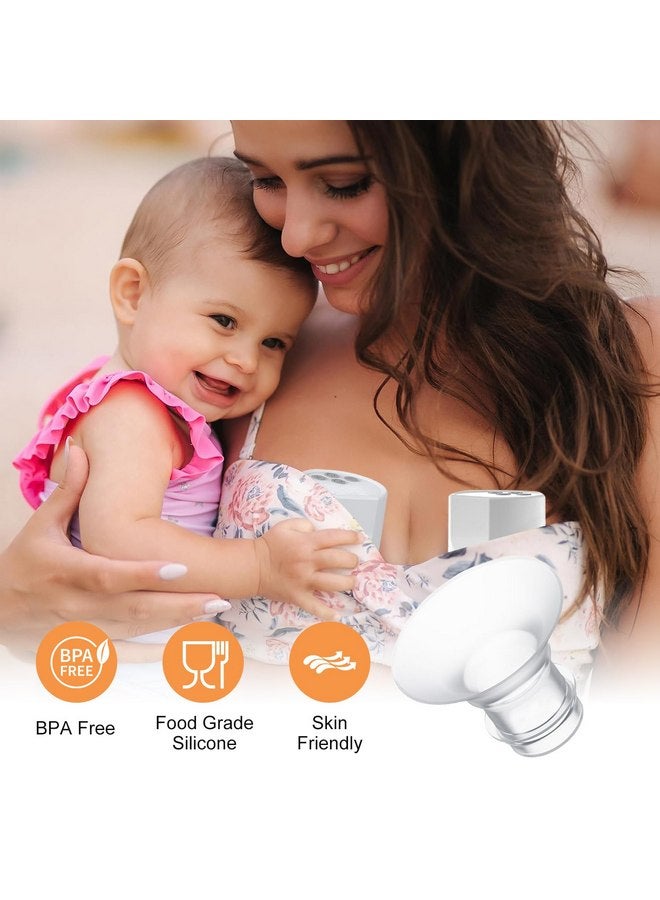 جيموانج قطع من حشوات الشفة مقاس 17/19/21 مم لمضخة الثدي بدون استخدام اليدين Momcozy S9 Pro، متوافقة مع مضخة الثدي القابلة للارتداء S9/S10/S12. مناسبة لـ Medela، دروع/شفاه Spectra، تقلل 24 مم إلى الحجم الصحيح، قطعتان/لكل منهما - Image 5