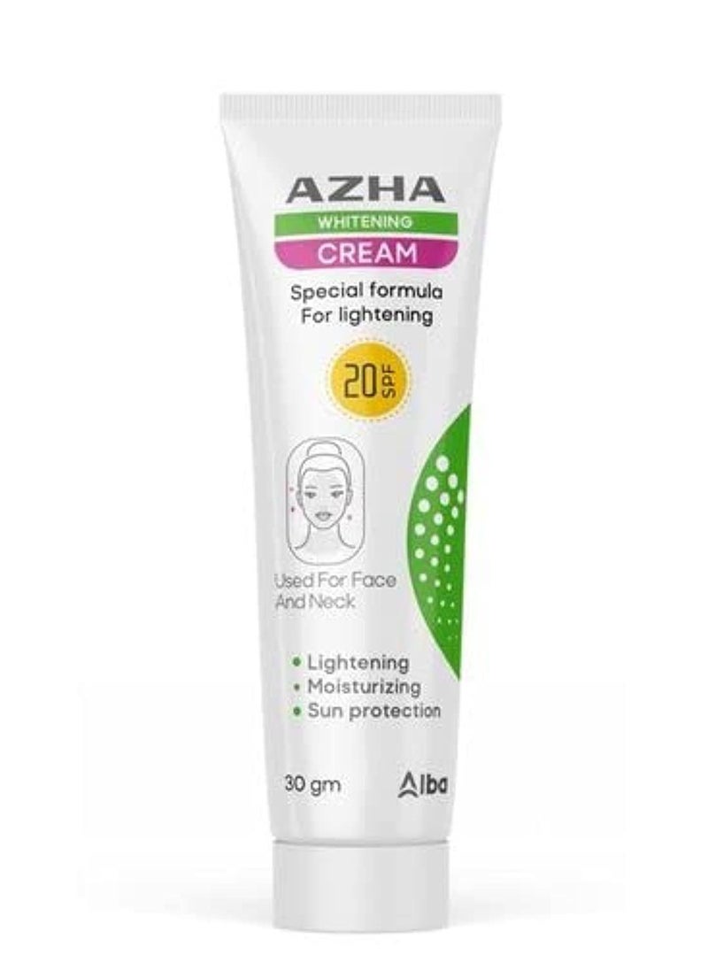AZHA - Face & Neck Cream Whitening Cream 30g - Image 1