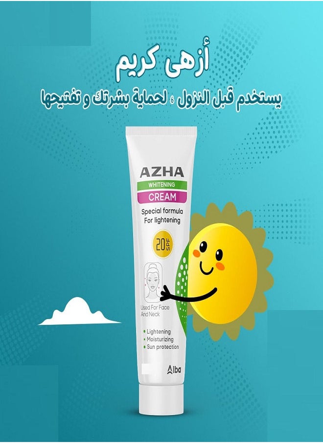 AZHA - Face & Neck Cream Whitening Cream 30g - Image 1