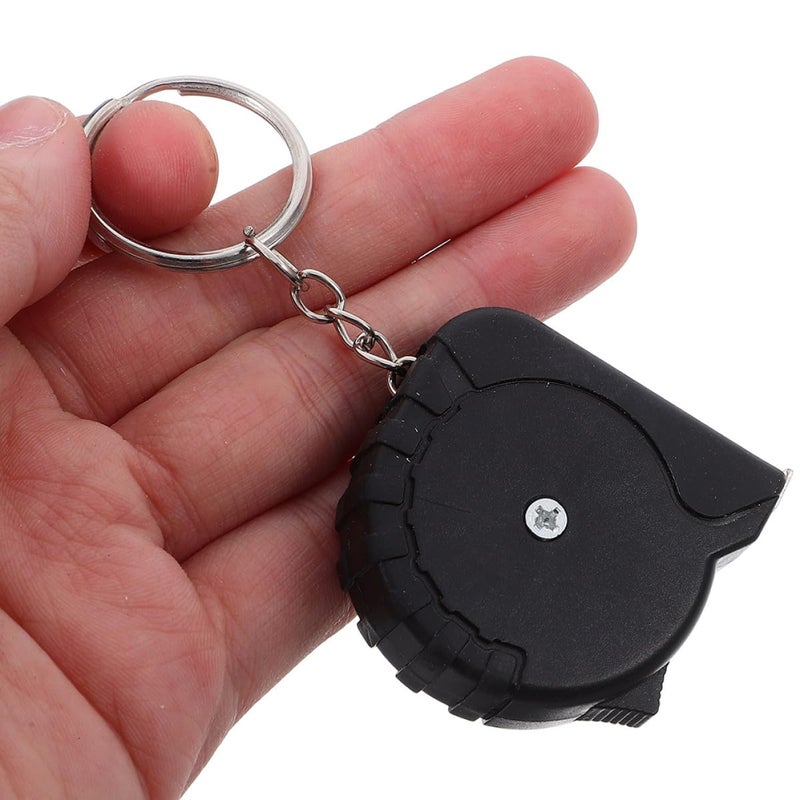 10Pcs Retractable Mini Measuring Tape Keychain Compact Steel Tape Measure For Sewing - Image 4