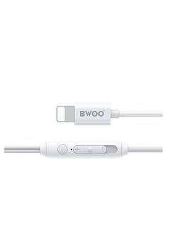 BWOO Bwoo Hi-Fi quality wired headphones with microphone for iPhone  - Image 3