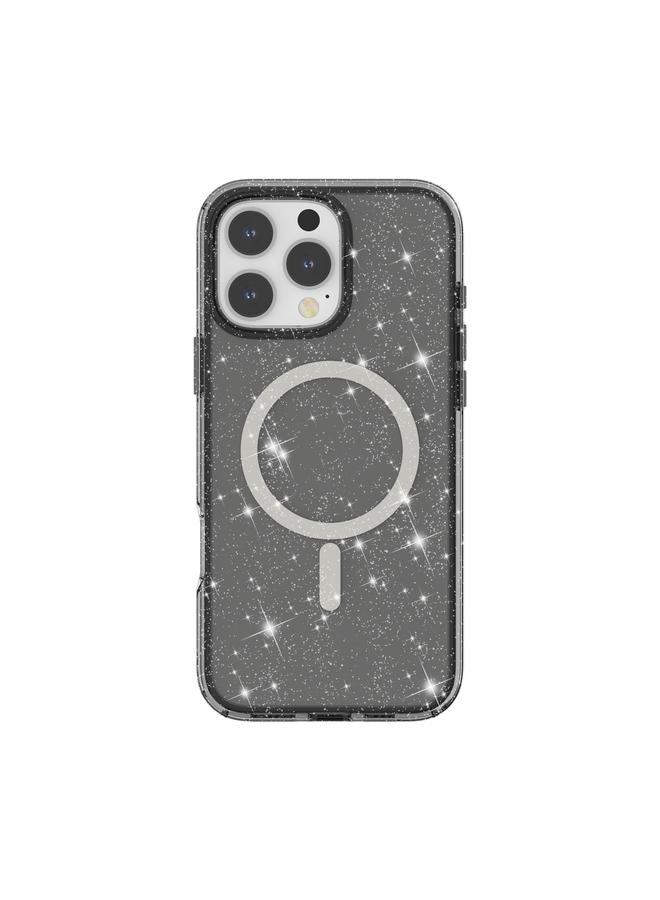 S-TOP Case For iPhone 16 Pro Max Terminator Style Glitter Powder MagSafe Magnetic Phone Case - Image 3