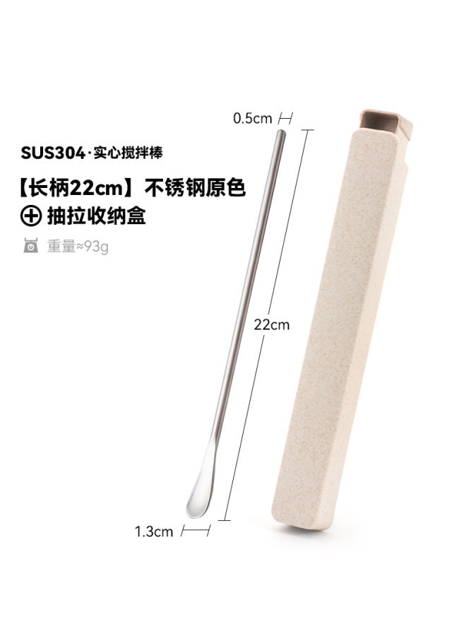 Style Stirring Stick 304 Stainless Steel Mini Cute Coffee Spoon Style Cocktail Milk Stirring Stick