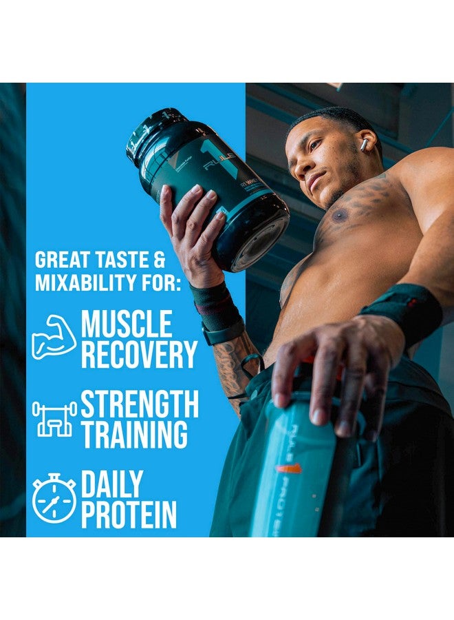 رول 1 بروتينز بروتينات رول ون، مزيج مصل اللبن R1 - كراميل مملح قليلاً، 24 غ من مركزات بروتين مصل اللبن سريعة المفعول، معزولات، ومحللات مائية لكل حصة، مع الأحماض الأمينية الأساسية والأحماض الأمينية المتفرعة السلسلة الطبيعية، 5 أرطال - Image 3