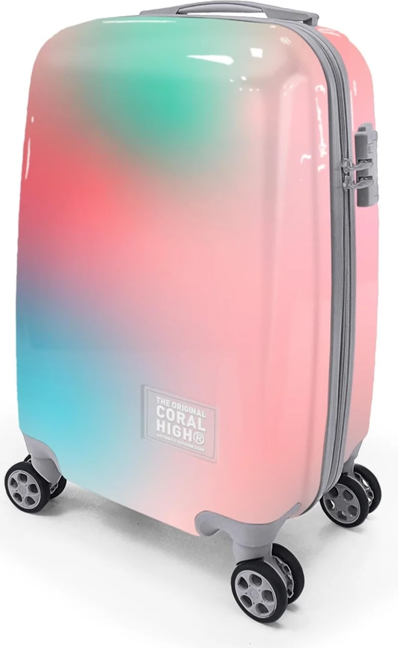 CORAL HIGH Colorful Patterned Cabin Size Suitcase (50CM) 16531