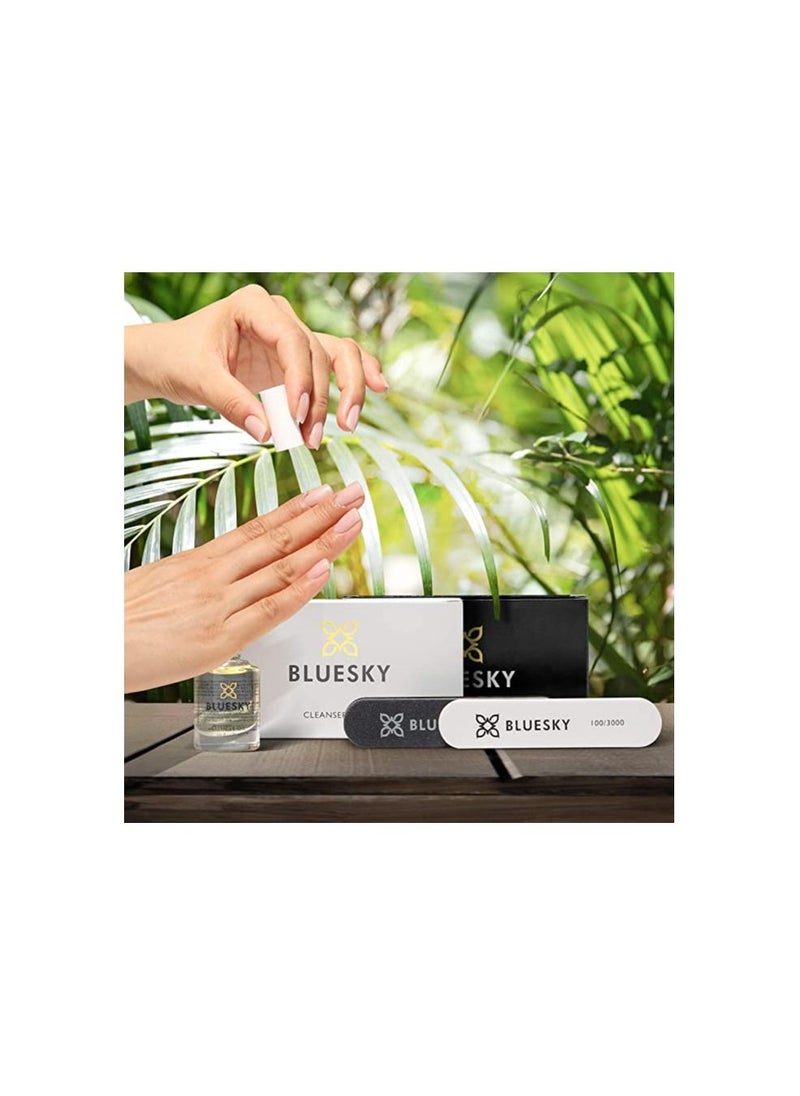 Bluesky Bluesky Gel Nail Polish Remover Kit, Remove and Revive Set, 20 Acetone Remover Wraps, 20 Cleanser Wipes, 10 Cuticle Pushers, Cuticle Oil, Nail File & Buffer  - Image 5