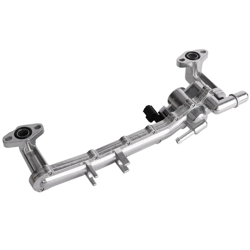 EVGoXMods LR109402 Aluminum Rear Coolant Water Heater Pipe Manifold Tube with Sensors Compatible with Land Rover LR4 20102013 Range Rover 20102020 Range Rover Sport 20102017 V8 50L LR077042 LR018273 - Image 2