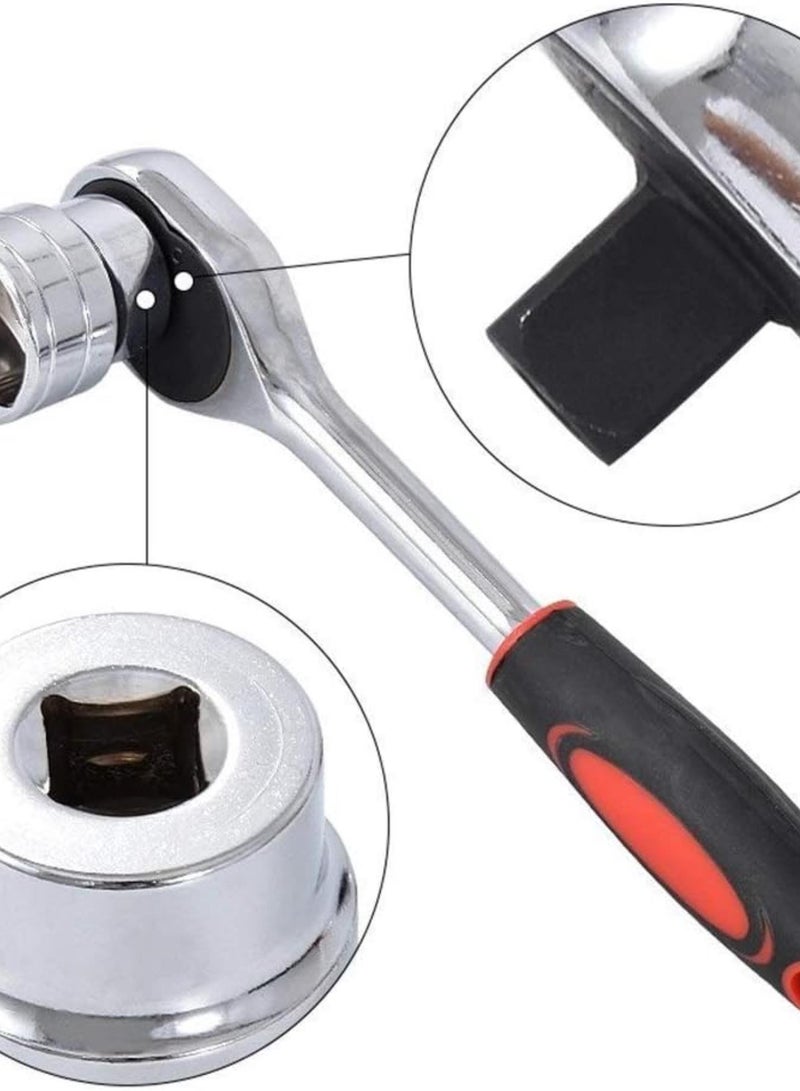 GGOOT Hand Tool Screwdriver Set 61 pcs/Set Socket Wrench Set Spanner Car Ship Machine Repair Service Tools Kit with Heavy Duty Ratchet Hardware Tool Kits Tool Kit - Image 3