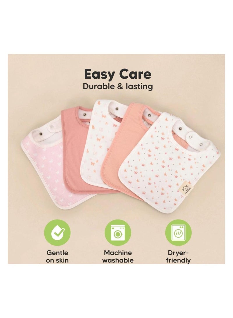 KeaBabies 8-pack Coast Drool Bibs (butterflies)  - Image 4