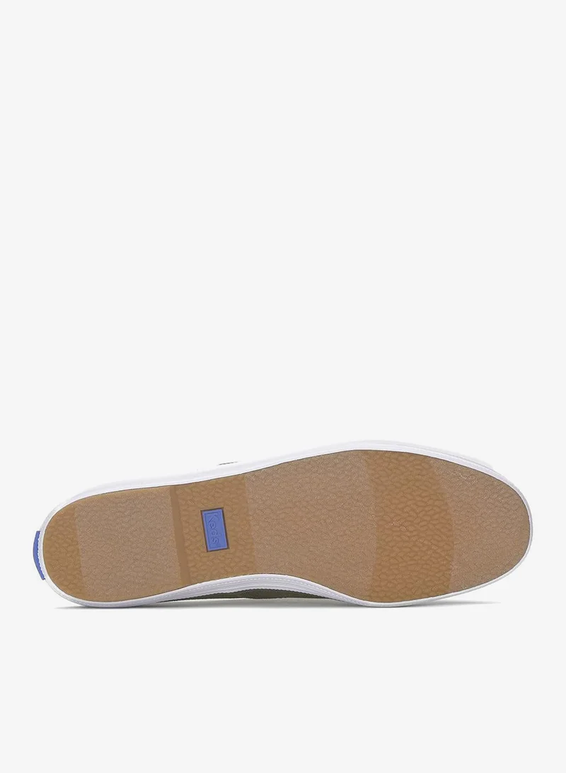 Keds Olive Keds Women's Champion Canvas Lace Up  Casual Sneaker Green for Women | Best Price UAE
