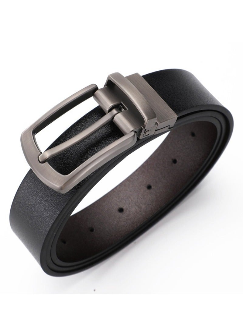 Gloryful Reversible Leather Belt for Casual & Formal Wear Genuine Leather Men’s and Women's Belt in Black and coffee Color - Belt for Jeans and formal dress - Image 1