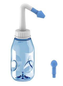 waterpulse Nose Wash Neti Pot Sachets Rinse Nasal Irrigation With Water Pulse Saline Bottle Blue 300ml  - Image 2