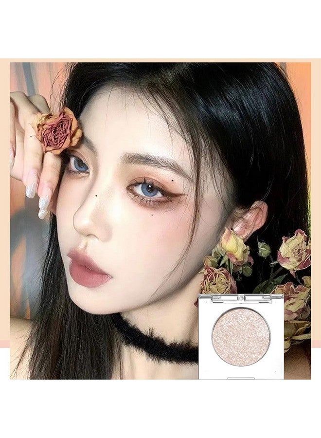 Shimmer Glitter Eyeshadow Palette Korean Eye Glitter Sparkle Eye Shadow Longlasting Shimmery Eye Makeup And Highlight Ultrablendable & Waterproof Glitter Eye Makeup (Moonstone)