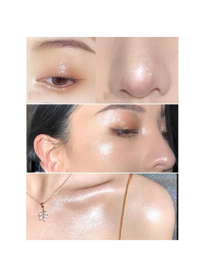 Shimmer Glitter Eyeshadow Palette Korean Eye Glitter Sparkle Eye Shadow Longlasting Shimmery Eye Makeup And Highlight Ultrablendable & Waterproof Glitter Eye Makeup (Moonstone)