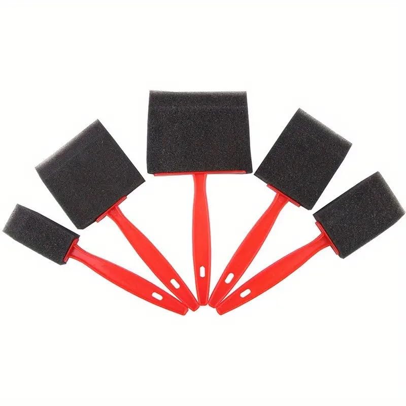 deziine Deziine 5Pcs/Set Paint Dabber Brush Plastic Handle Paint Brush Set Sponge Paint Brushes for Acrylic Painting DIY Drawing Supplies  - Image 5