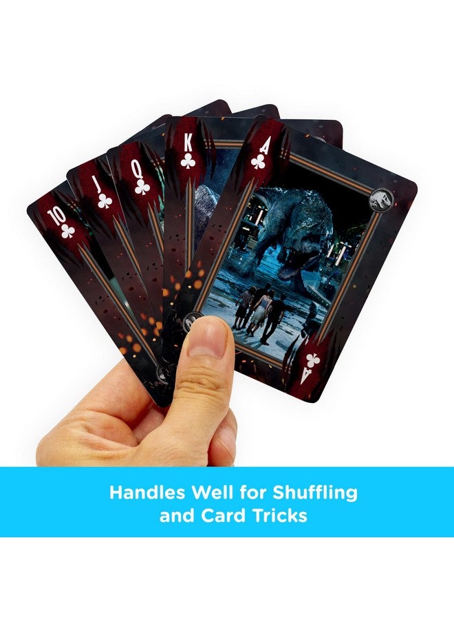 Aquarius AQUARIUS Jurassic World Playing Cards - Jurassic World Themed Deck of Cards for Your Favorite Card Games - Officially Licensed Jurassic World Merchandise & Collectibles - Image 4