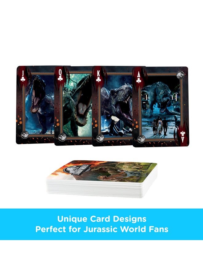 Aquarius AQUARIUS Jurassic World Playing Cards - Jurassic World Themed Deck of Cards for Your Favorite Card Games - Officially Licensed Jurassic World Merchandise & Collectibles - Image 3
